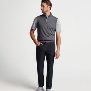 Peter Millar Galway Stretch Loop Terry Quarter Zip 3X Iron